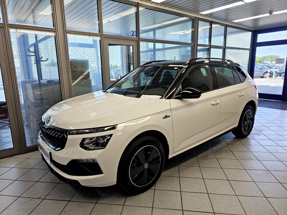 Skoda Kamiq Monte Carlo für nur 29.350,- € bei Hoffmann Automobile in Wolfsburg kaufen und sofort mitnehmen